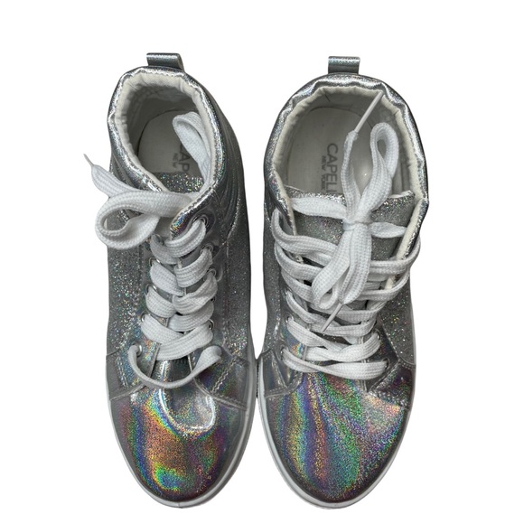 Capelli silver glitter sneakers Size 4 - Picture 4 of 10